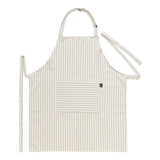 Abigail James Grey Stripe 100% Cotton Apron