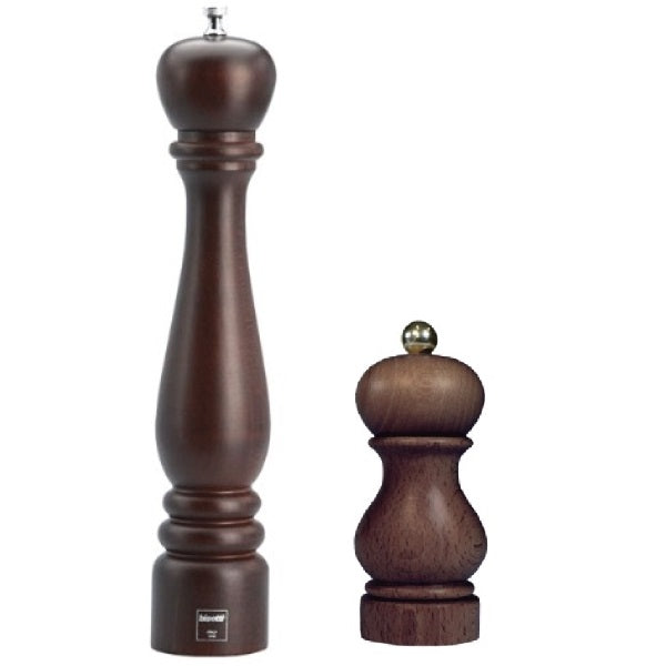 Bisetti Salt Pepper Mills Walnut Kings Pride Procurement