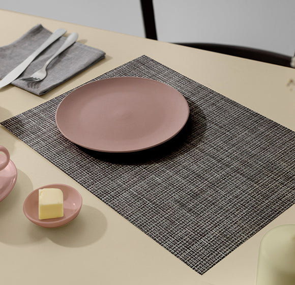 Placemat Fine weave Grey Pack of 12