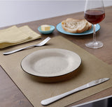 Placemat Fine weave Spark Silver Pack of 12