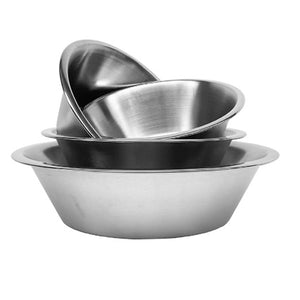Tapered Mixing Bowls Stainless Steel