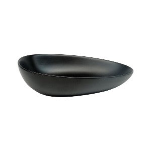 Studio Matt Black Oblong Coupe Plate 23cm Packs of 4