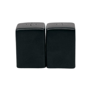 Studio Matt Black Salt and Pepper Set Pack of 12