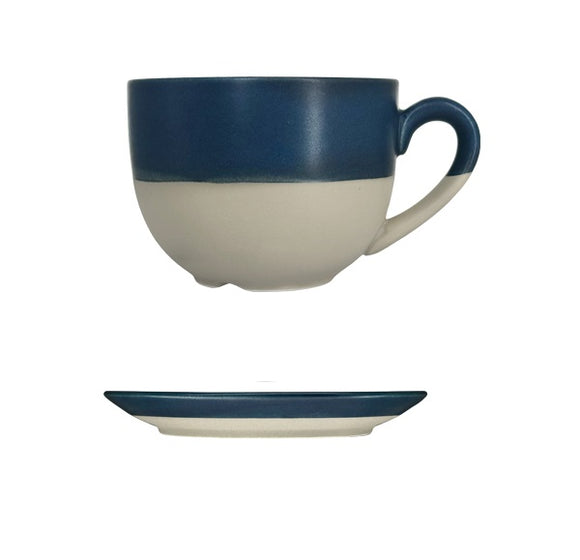 Mezzo Blue Cups and Saucers (Pack Sizes)