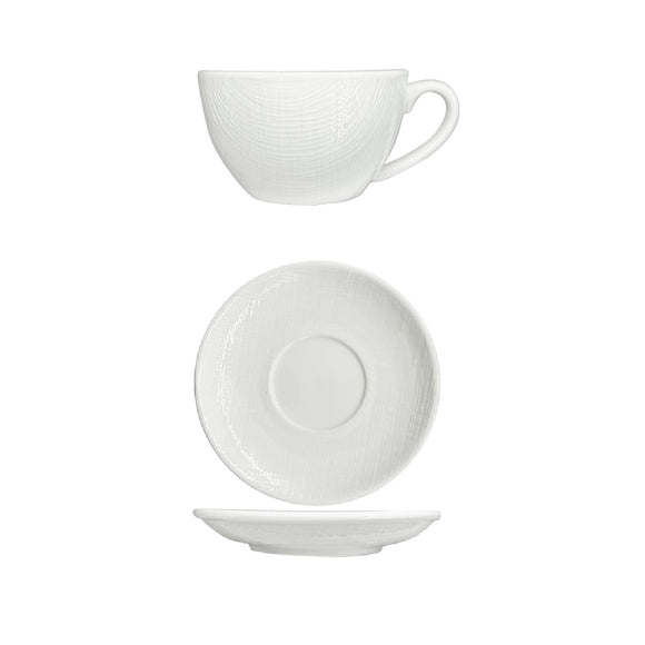 Stitch White Cups and Saucers (Pack Sizes)