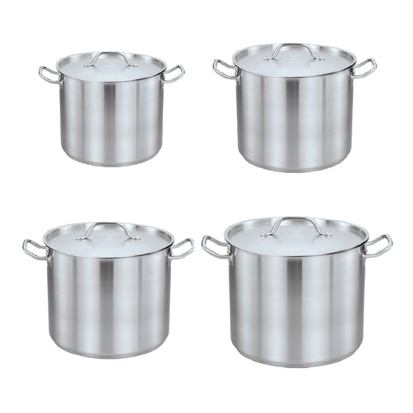 Stainless Steel Casserole Pots with Lids