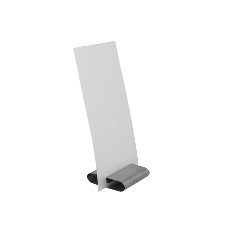 Table Menu Stand S/Steel 8X8 cm (Pack of 12)