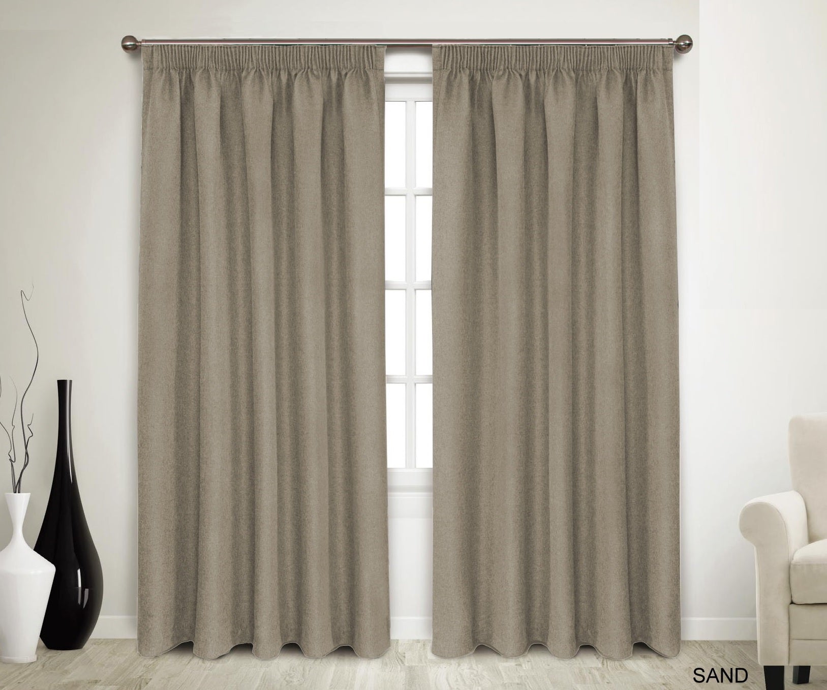 Tape top curtains